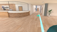 VR teleportation turtorial
