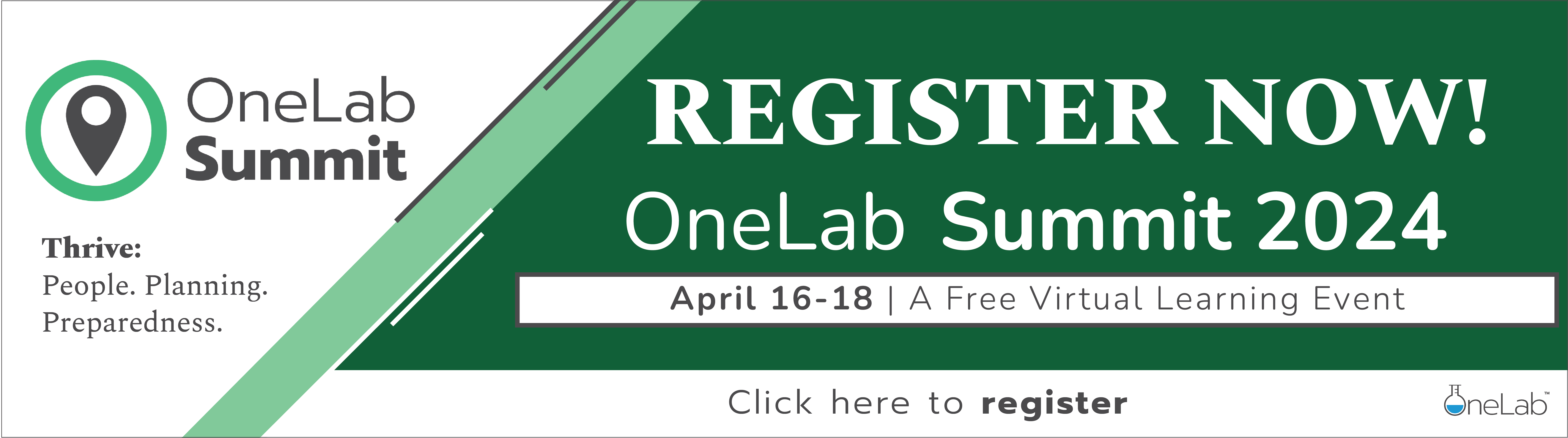 OneLab Summit Banner